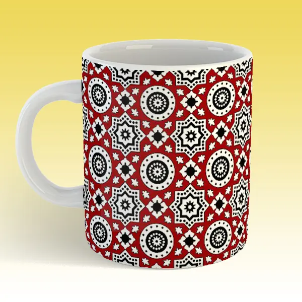 Ajrak Design Art Mug