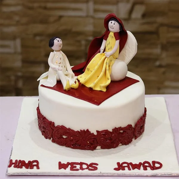 Engagement & Mehndi Cakes -1656 – Cake Zone