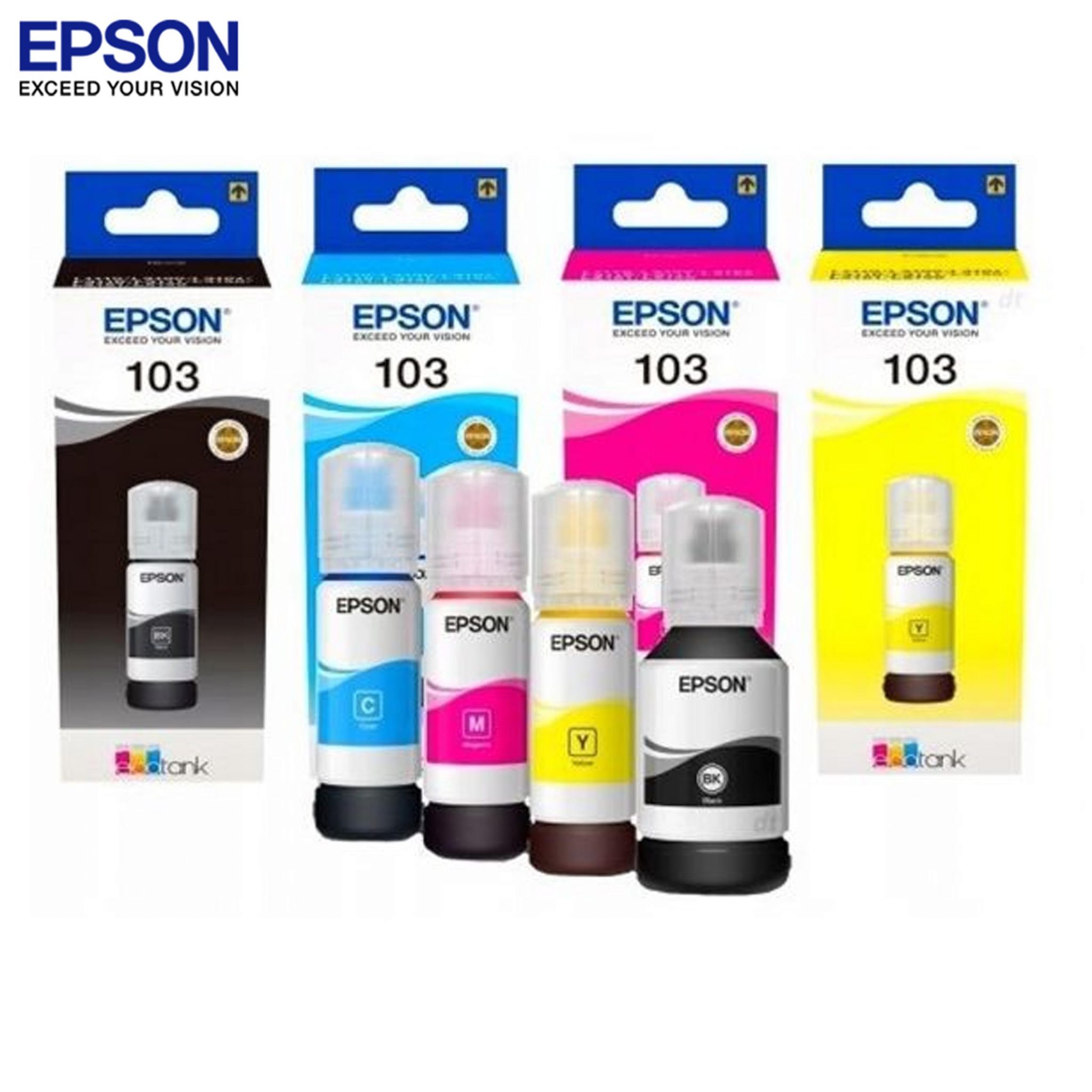 Epson 103 Original Ink Set | The Custom Seen| Color Printer Ink